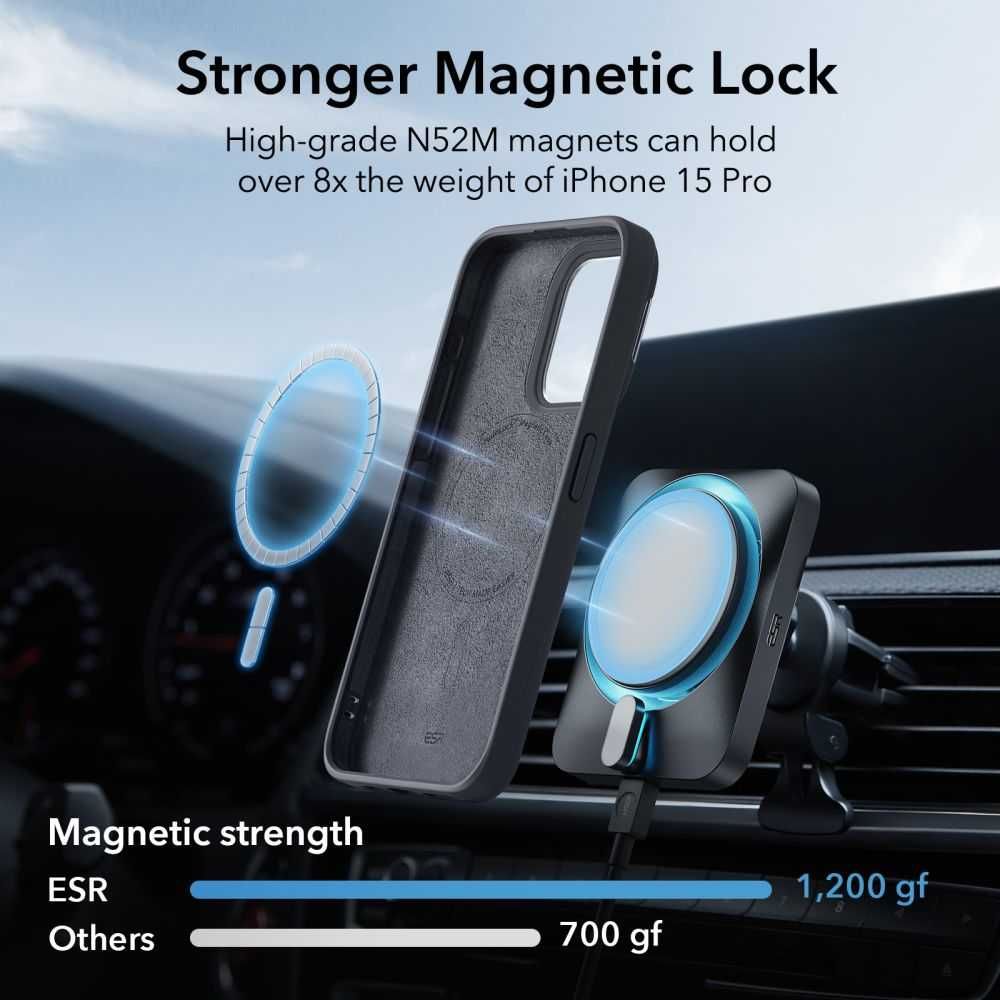 Калъф със стойка и MagSafe iPhone 15Pro/Pro Max ESR Cloud Kickstand