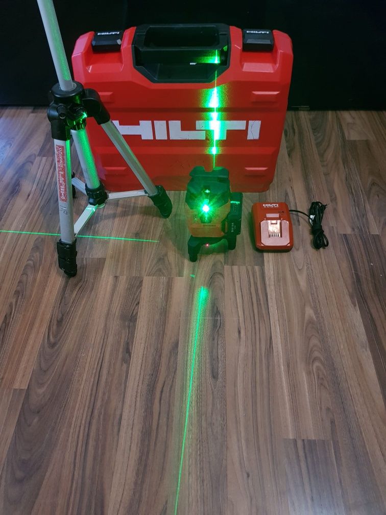 Hilti PM-40 MG,laser la 360⁰ cu linii verzi.
