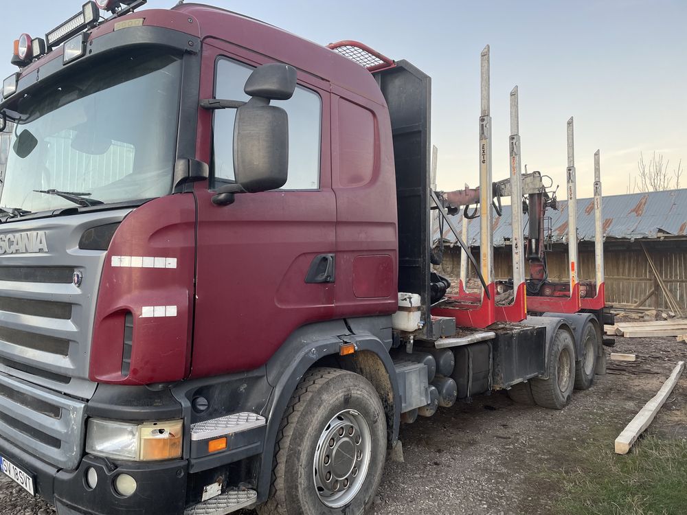 Scania v8 fara macara