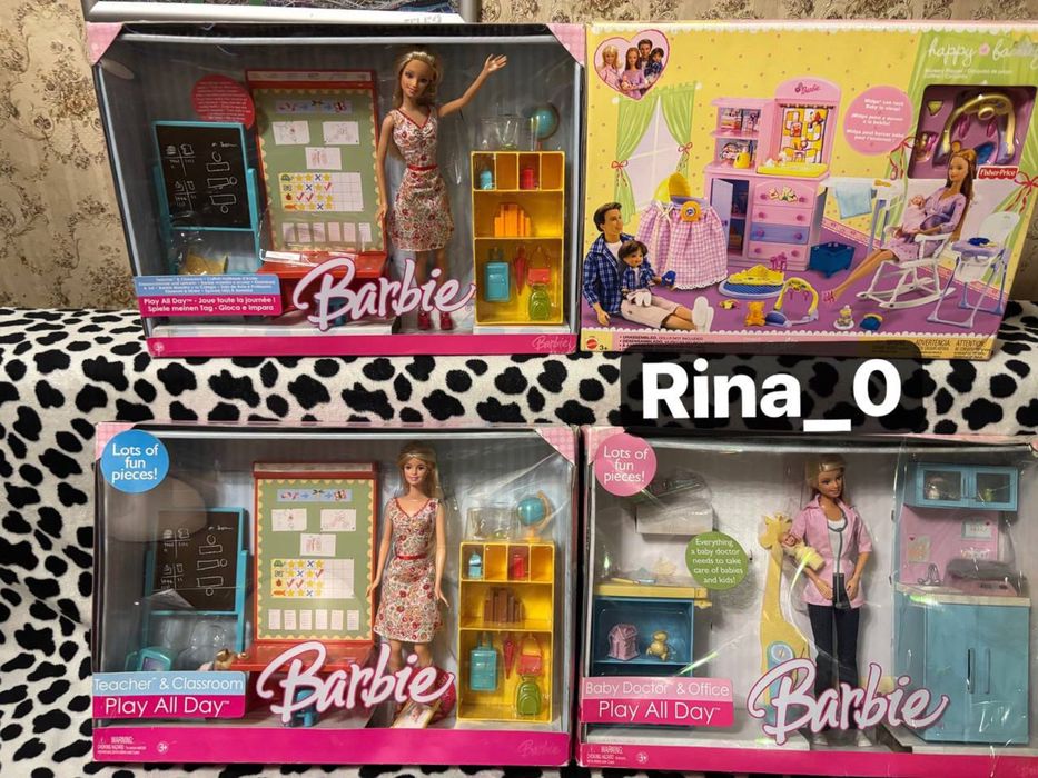 Барби наборы в отличном  состоянии от 15000тг .