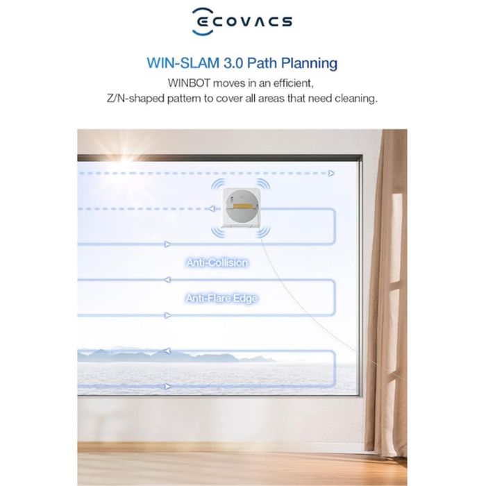 Работ за почистване на прозорци Ecovac WINBOT W1 PRO,
