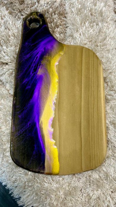 Tocătoare din lemn și rășină eposidrica