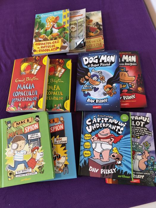 Dog Man, Căpitanul Chilot, Copacul depărtărilor, Micul spion, Geronimo