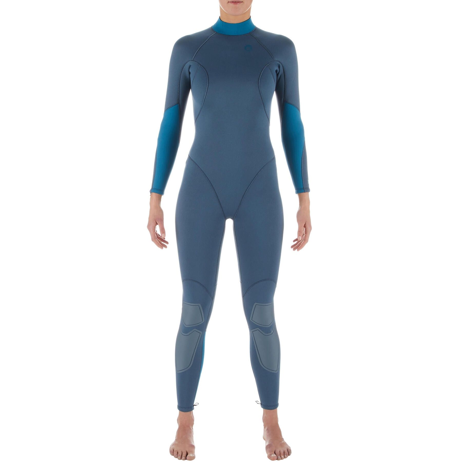 Combinezon scufundări,costum inot neopren 3mm,Gri închis,marime S