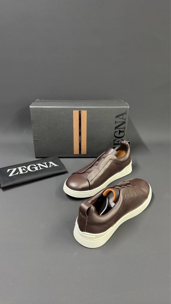 Adidasi Zegna Premium piele full box 40-46