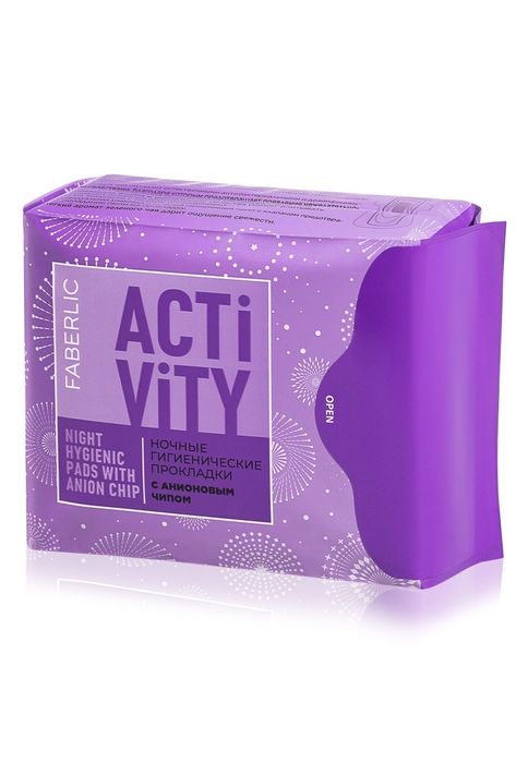 Дневные, ночные, гигиенические прокладки с анионовым чипом