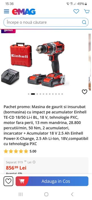 Enihel bormașină