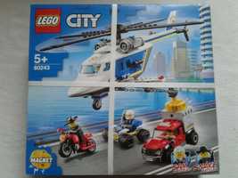 Set de vehicule Arestarea politiei aeriene, Lego 60243, nou, sigilat