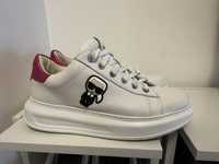 Karl Lagerfeld маратонки спортни обувки сникърси 39 бели цикламени