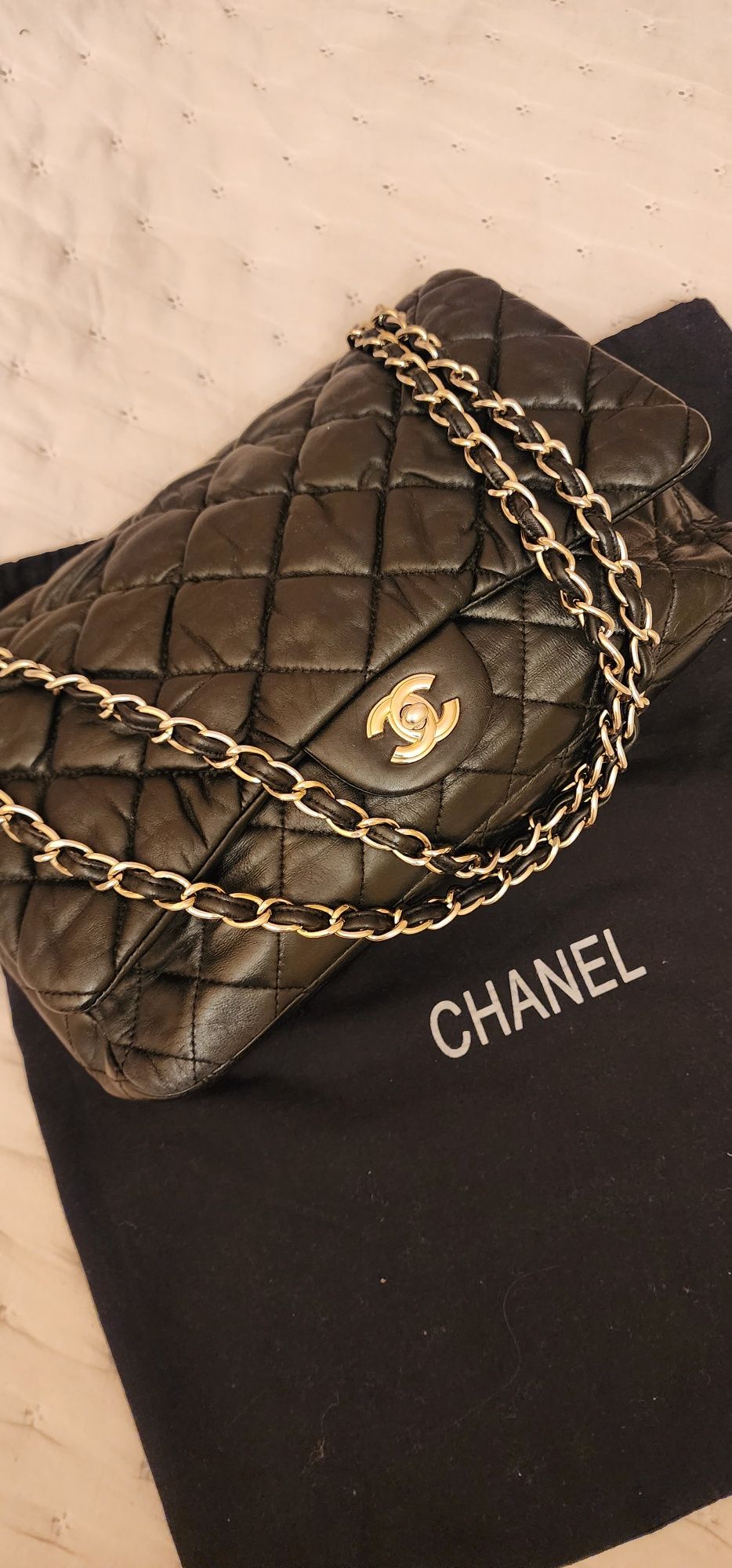 Кожанная сумка Chanel