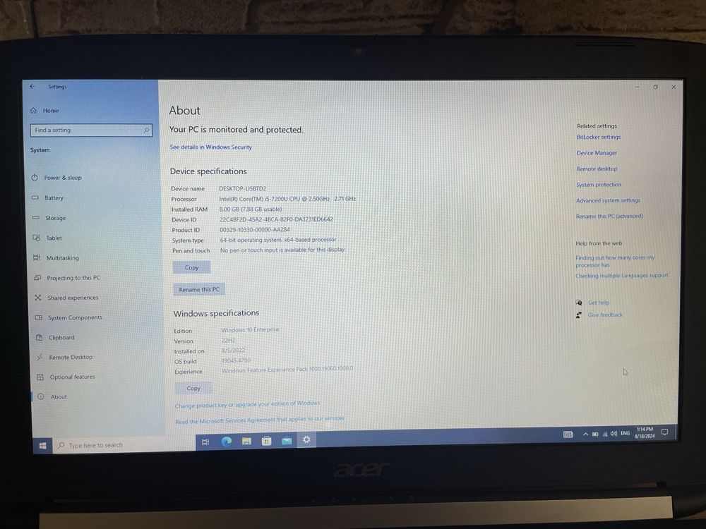 Acer Aspire 5 (A517-51G)