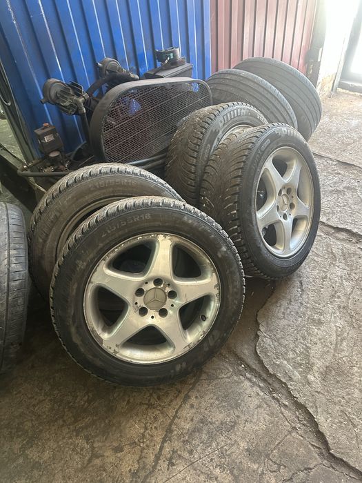 Зима в зборе на мерседес