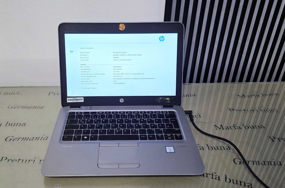 Laptop core i5 gen 7 - Hp EliteBook 820 G4 - functional perfect