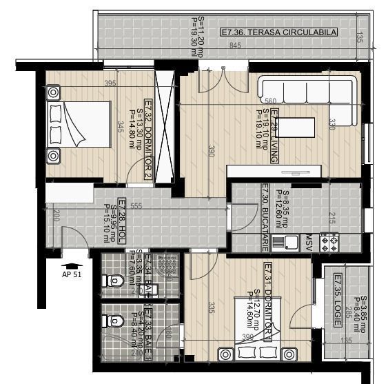 3cam.dec-bd.Brancoveanu-mall Grand Arena-Berceni-A.Persu