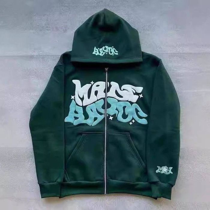 зип худи в стиле Y2K