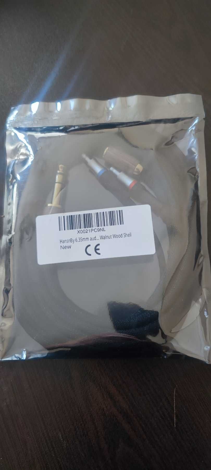 HansnBy 6,35 мм кабел за слушалки Sennheiser HD800, HD800S, HD820