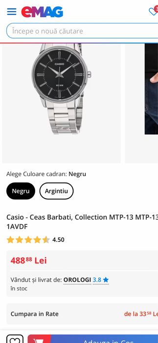 Vand ceas Casio mtp-1303p