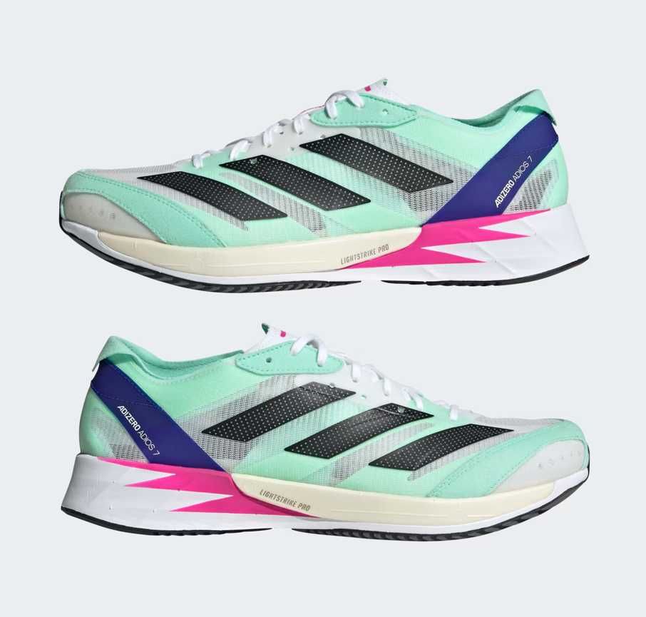 Оригинални PRO маратонки * ADIDAS ADIZERO ADIOS 7 * EU44 2/3