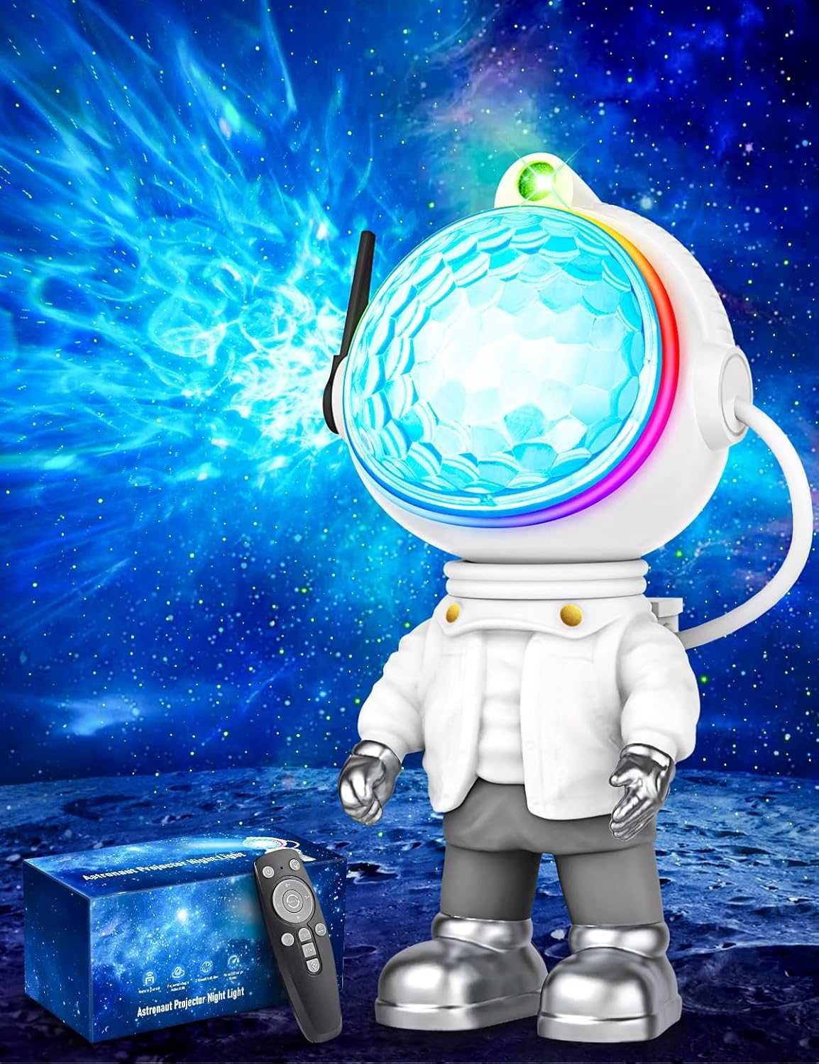 LBSTP Astronaut Galaxy Star Projector Light