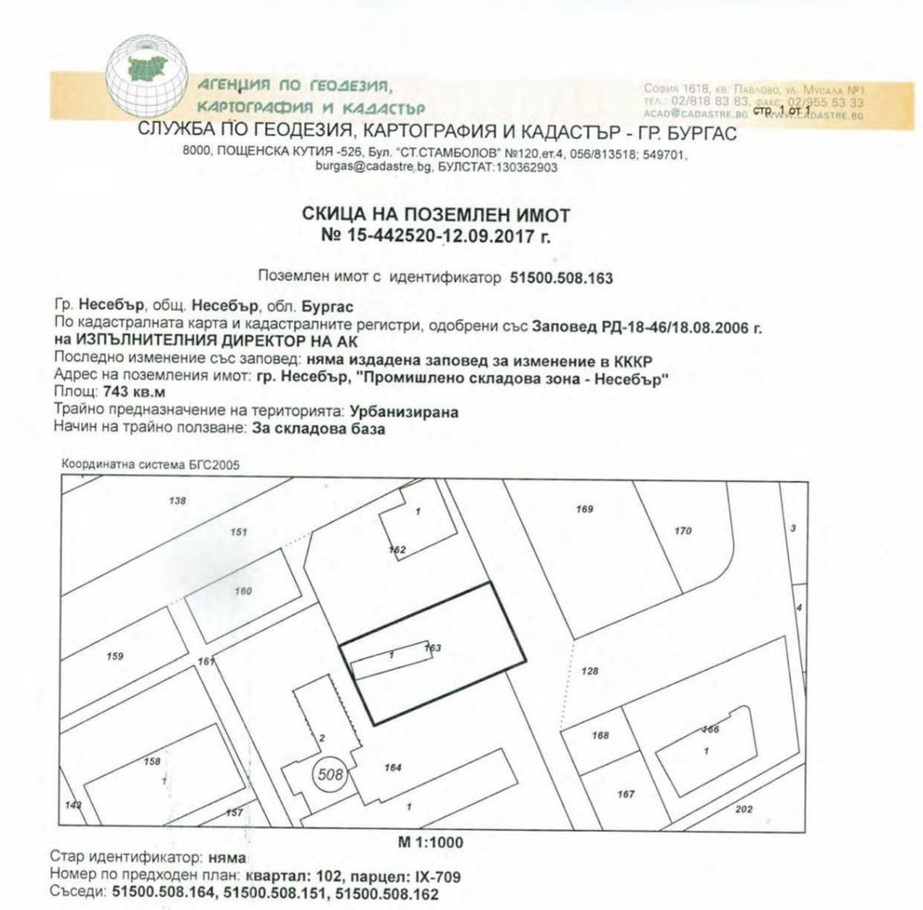 Продава се Парцел в Несебър - 5440 кв.м за 183 €/кв.м - Снимка #2