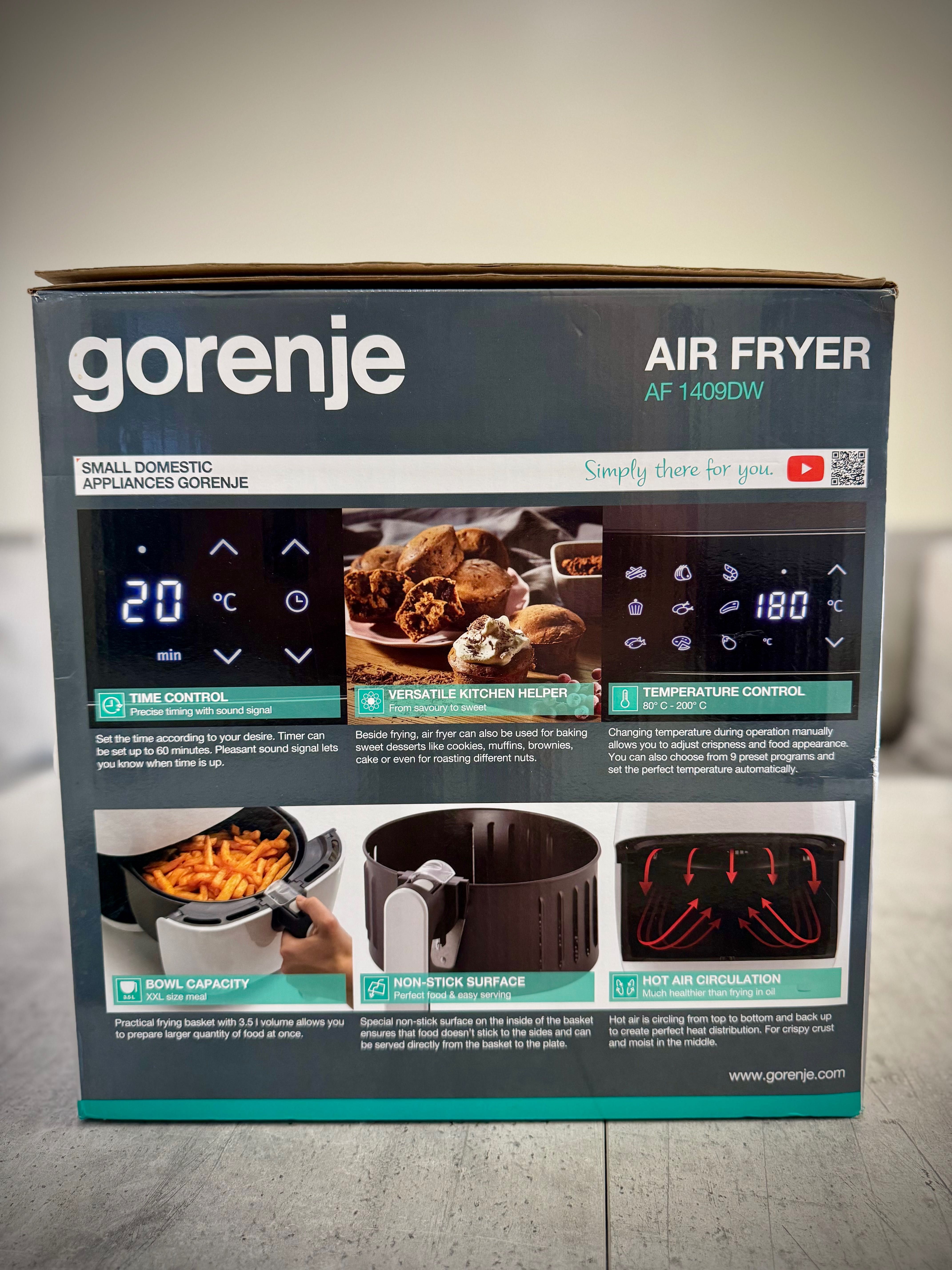 Фритюрник/еърфраер GORENJE AF1409DB Airfryer