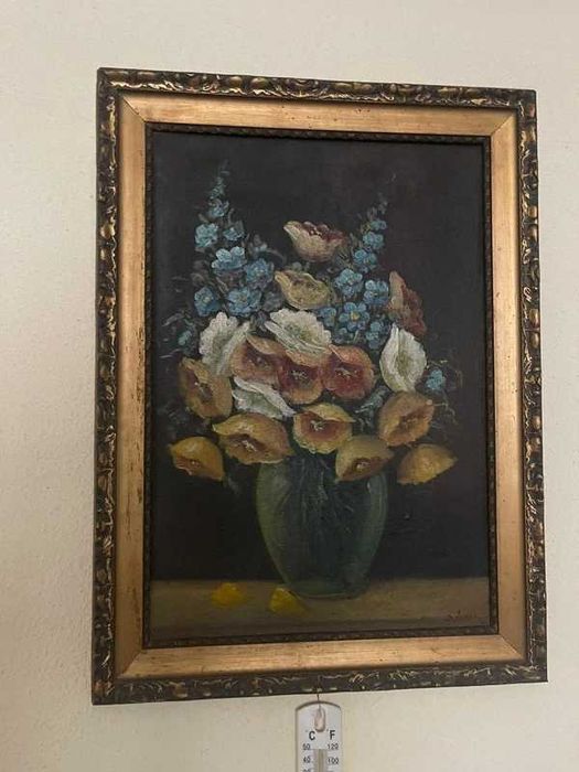 tablou vechi de peste 100 de ani