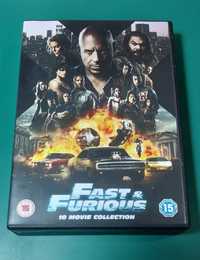 Furios Si Iute / The Fast & The Furious Collection 10 DVD sub. Romana