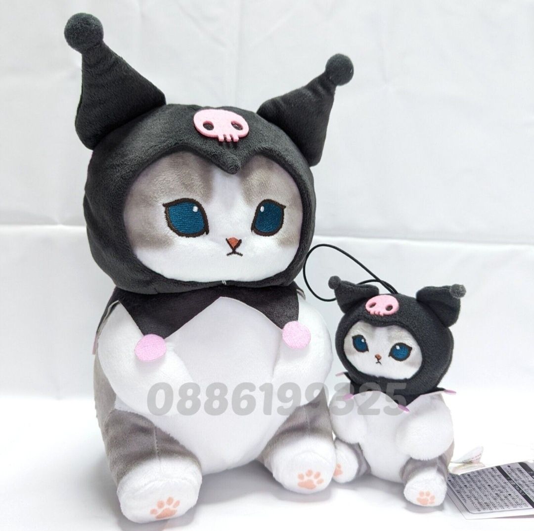 Плюшено Коте Hello Kitty Kuromi 70см Sanrio Melody, Кити плюшена играч