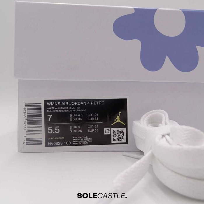 Nike Air Jordan 4 Retro 'Forget Me Not'