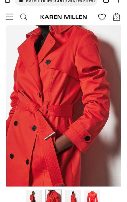 Trench Karen Millen, nou, cu eticheta