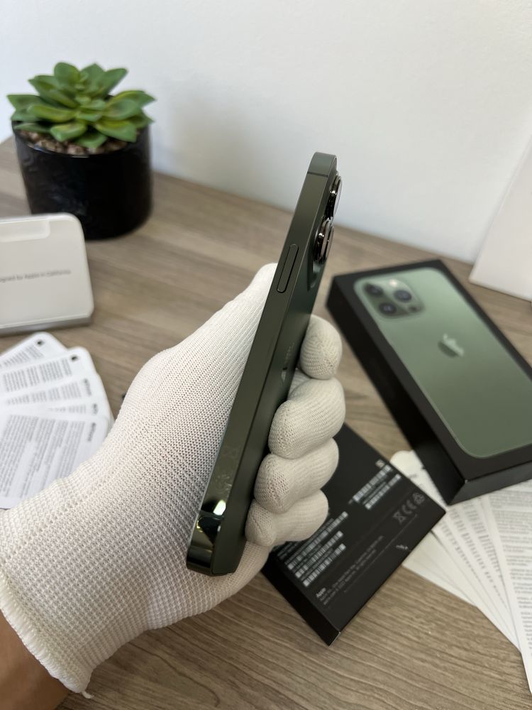 iPhone 13 PRO, Green, 128GB, КАТО НОВ, 100% батерия, 1г ГАРАНЦИЯ!