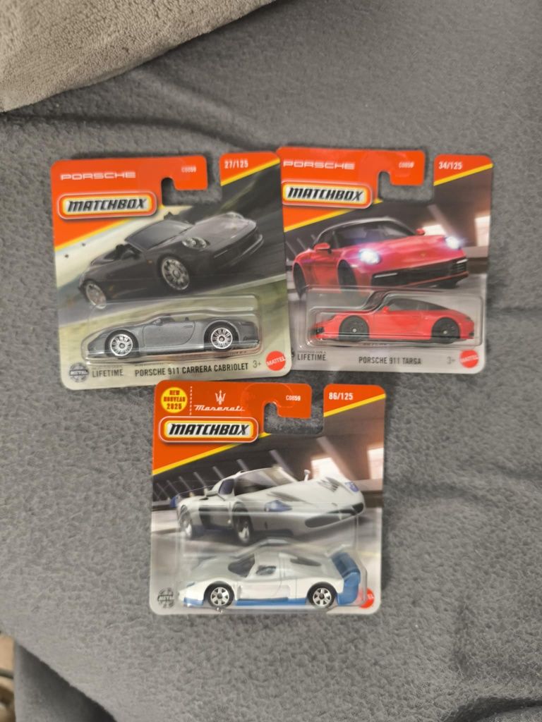Мачбокс matchbox Maserati Porsche targa cabriolet