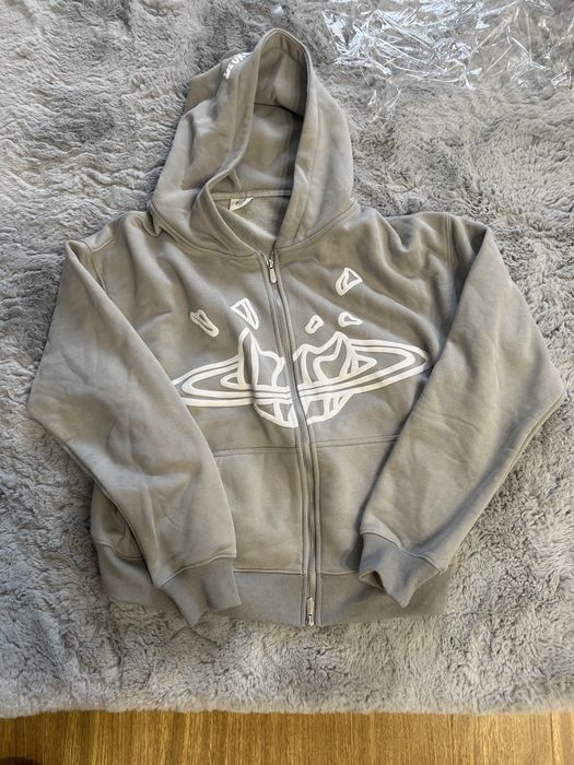 Hanorac Broken Planet – mărimea M (nou, cu glugă și fermoar)