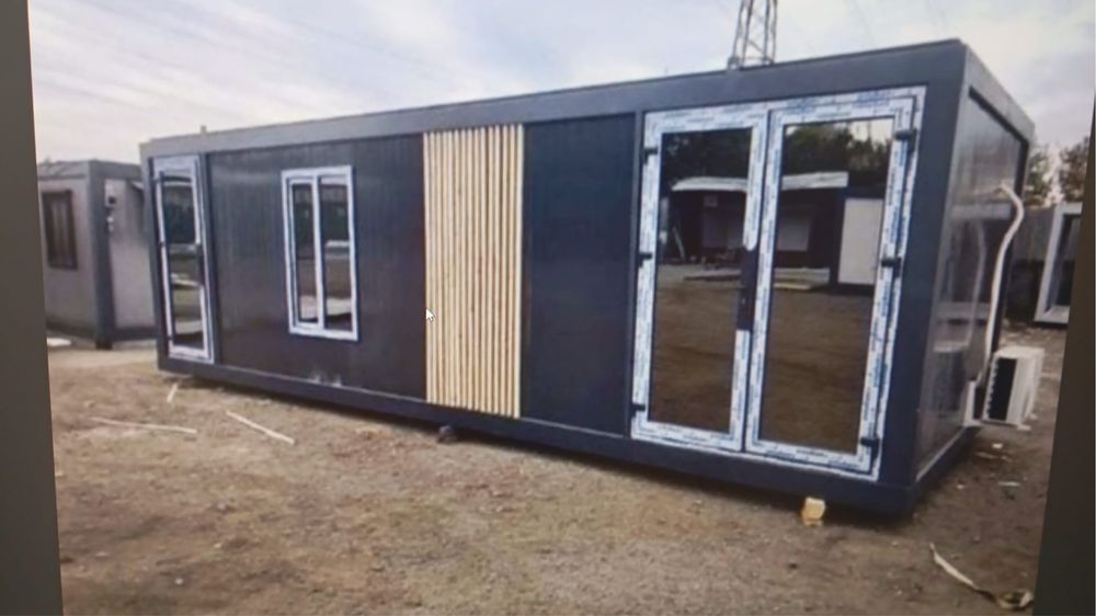 Vand containere modulare cu vitrina avem pe stoc