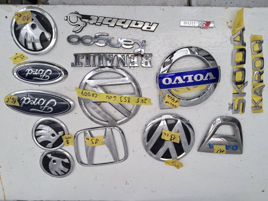 Емблема Vw Scoda Ford Seat  Mercedes Volvo  Peugeot Dacia