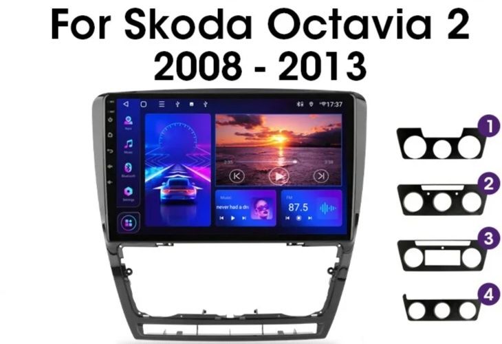 Мултимедия ANDROID SKODA Octavia 2 Шкода октавия андроид навигация