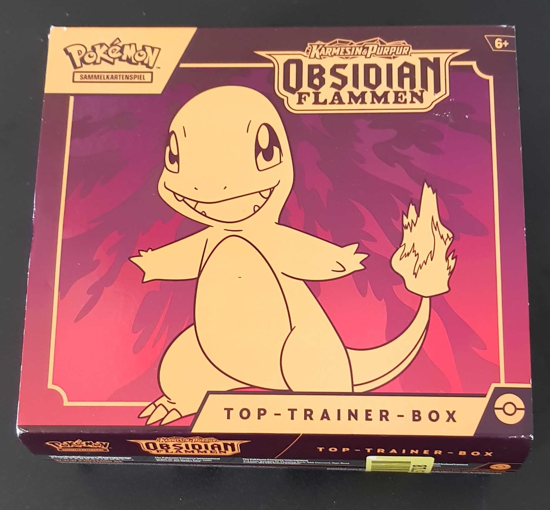 Pokémon - Top Trainer Box Crimson & Purple - Obsidian Flames , germană