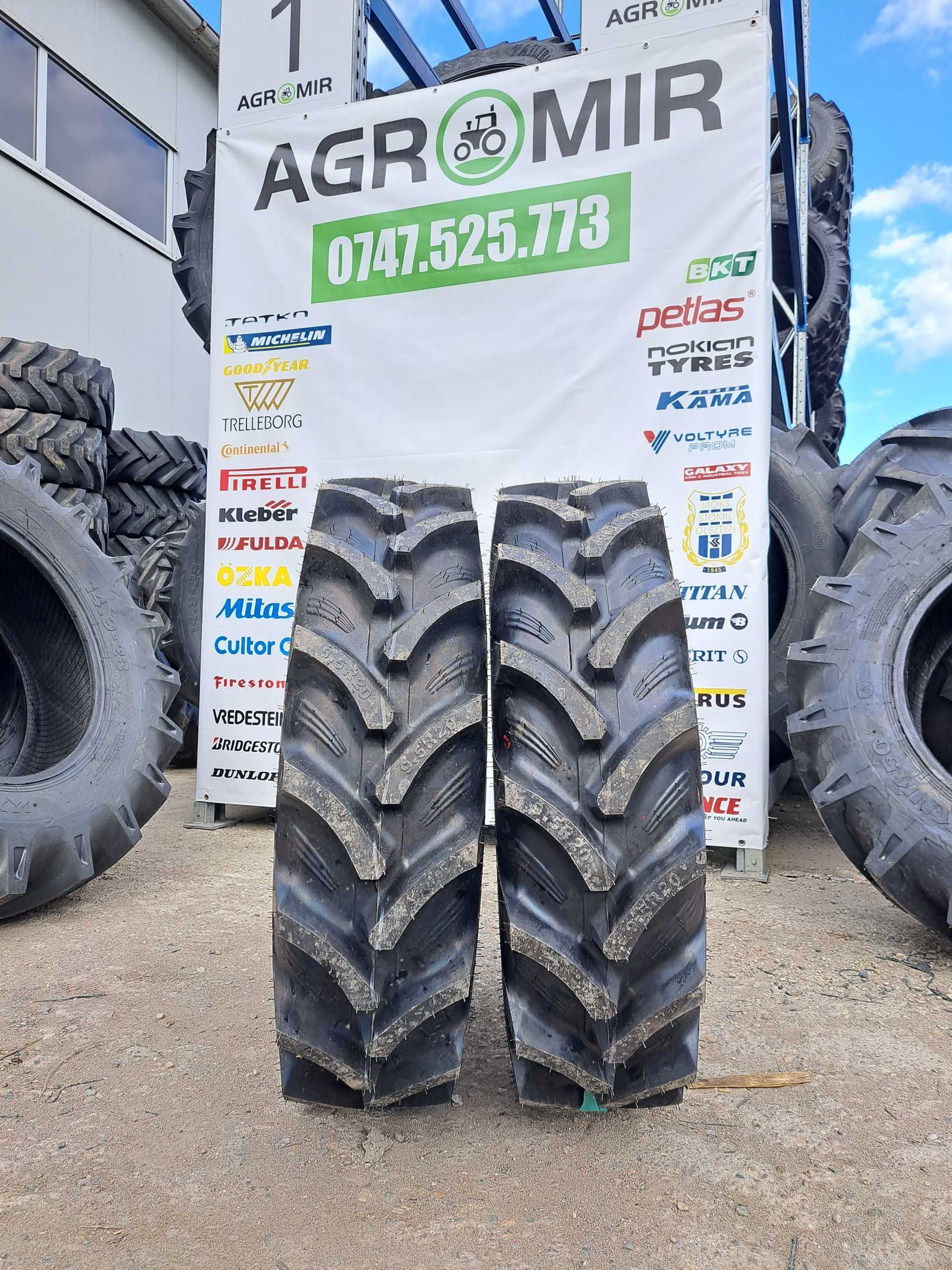 Cauciucuri noi radiale 9.5R20 marca OZKA anvelope TRACTOR fata