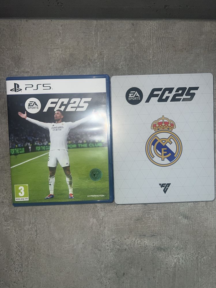 FC 25+ Подарък лимитирана метална кутия на Real Madrid PS5