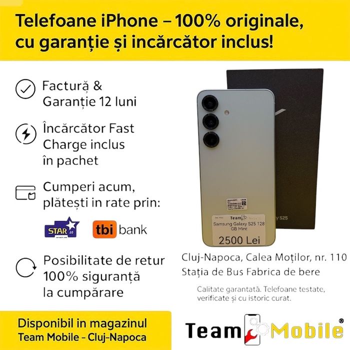 Samsung Galaxy S25 128GB Mint