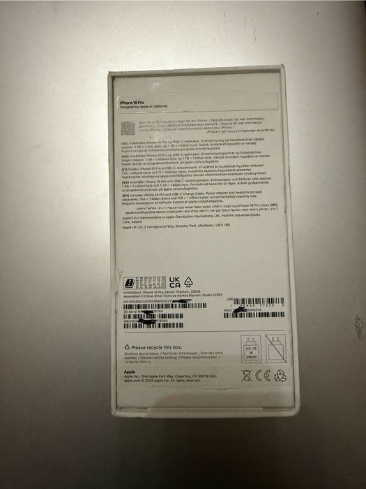 iPhone 16 pro 256gb blocat