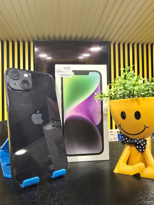 Iphone 14,128гб, 78%,Kaspi0-0-24