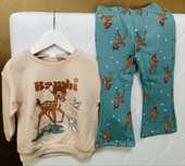 Set hanorac matlasat si pantaloni evazati Bambi - Lc waikiki LCW 98