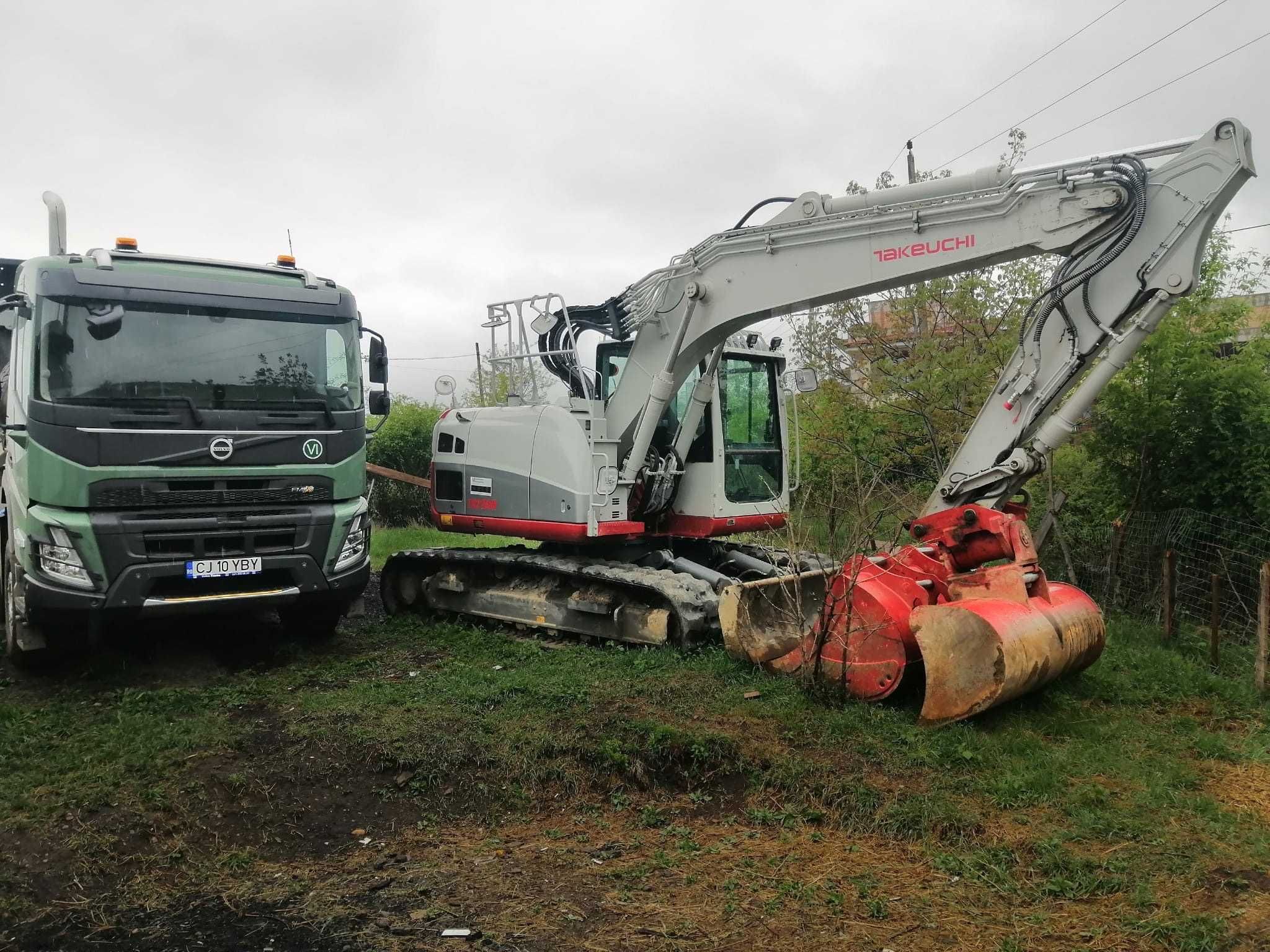 Inchiriez/Prestez servicii cu utilaje de constructii