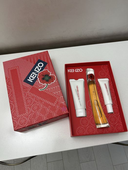 Подарочный набор KENZO парфюм + крем для тела + крем для рук