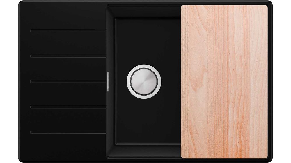 Черна кухненска мивка от гранит Копенхаген 780x500 Top 60