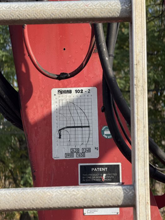 Mercedes Atego macara Hiab 102