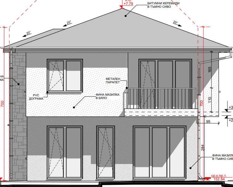 Нова двуетажна къща в бързоразвиващия се район - м-т Зеленика