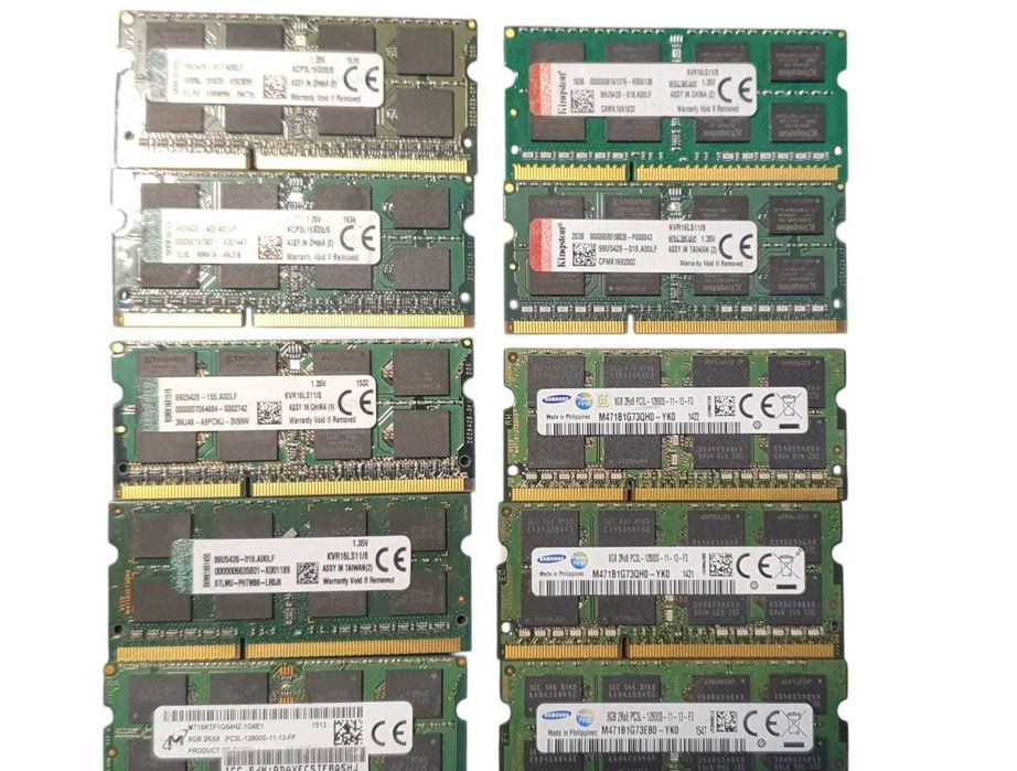 Memorii sodimm 16GB DDR3L, kit 2 x 8GB DDR3L 1600 pentru Laptop