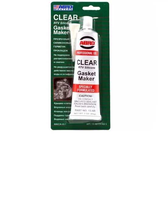 Герметик прокладок ABRO AB-13 прозрачный,85 г